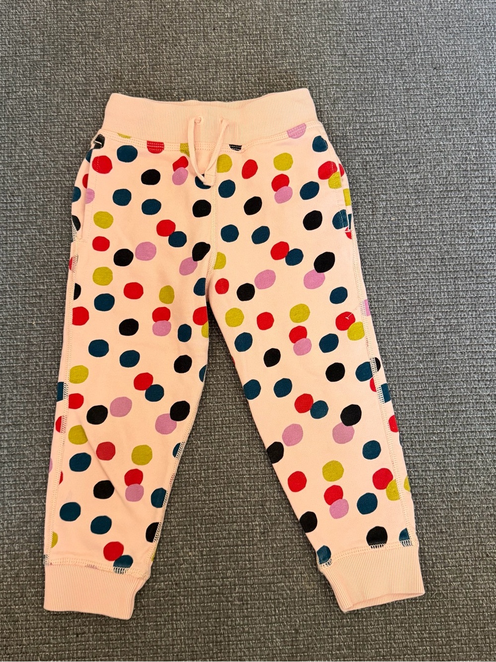 Hanna Andersson Pink Polka Dot Joggers
